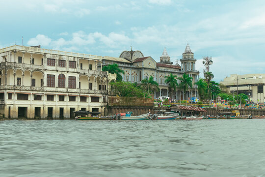 Catedral de quibdo choco, vista desde el rio atrato