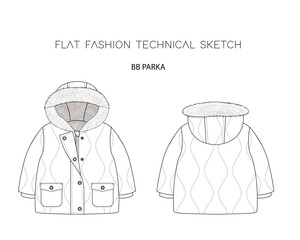 PARKA BABY KIDS  © LSKETCH 