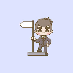 CUTE KAWAII  BUSINESS MAN