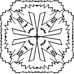 Obraz premium mandala with shape 