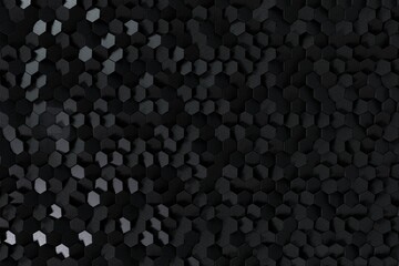 schwarzer abstrakter Hexagon Hintergrund frontal
