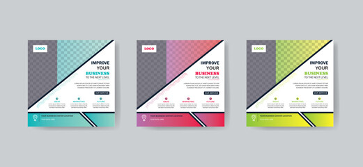 Business flyer template design print ready.