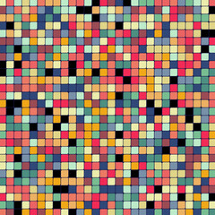 Color checkered squares background abstract illustration