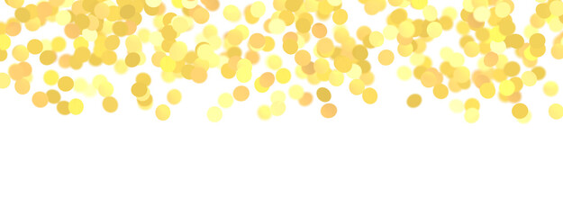Gold Confetti Glitter Overlay