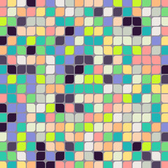 Color checkered squares background abstract illustration