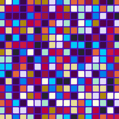 Color checkered squares background abstract illustration