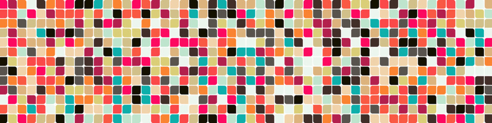 Color checkered squares background abstract illustration