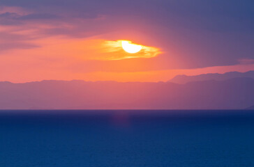 Sea sunset