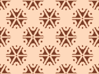 Seamless pattern with symbol of the god Perun in pixel style. Pixelated slavic mythology. Style of 8-bit retro games from the 80s and 90s. Design for app, banner and poster. Vector illustration