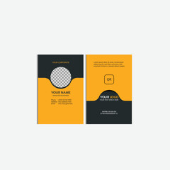 modern ID card template