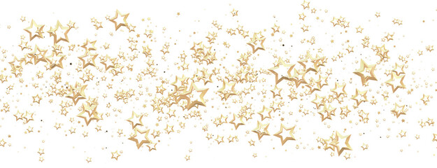 stars. Confetti celebration, Falling golden abstract decoration for party, birthday celebrate,