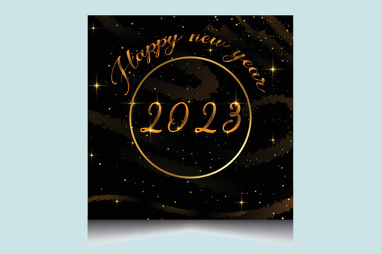 happy new year 2023 background design