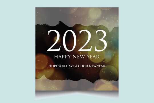happy new year 2023 background design