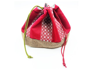 Kinchaku, Kimono bag, Kimono, Japan, Kimono accessories, drawstring bag, drawstring pouch, Japanese accessories, Japanese object, 