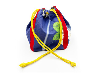 Kinchaku, Kimono bag, Kimono, Japan, Kimono accessories, drawstring bag, drawstring pouch, Japanese accessories, Japanese object, 