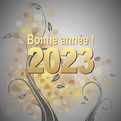 2023 – Meilleurs vœux – Happy New Year - 555721925
