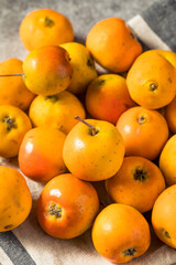 Raw Orange Organic Tejocote Apples