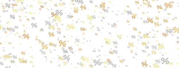 Blurred sale background.