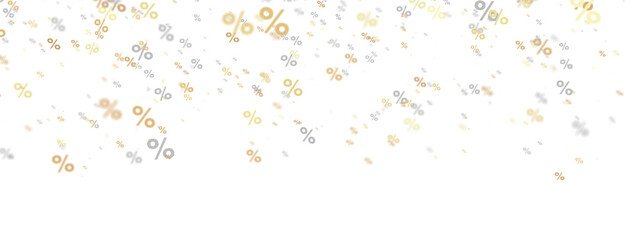 percent shopping digital in hand 3d.