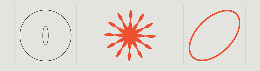 Collection of Y2K elements. Large set of retro objects for design. Elements for graphic decoration. Stars, starburst . Vector illustration