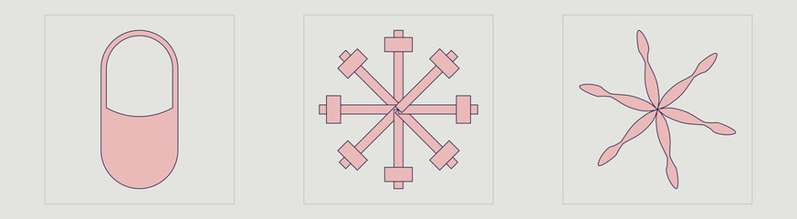 Set of Y2K style vectors of objects. Extraordinary Graphic Assets. Objects in y2k style. Stars, starburst . Vector illustration