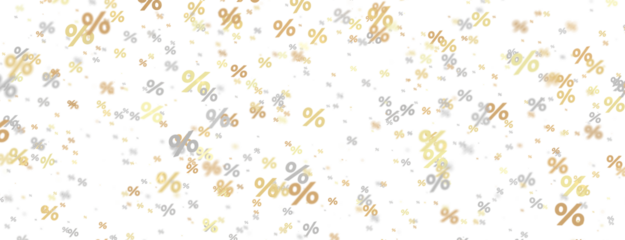 Blurred sale background.