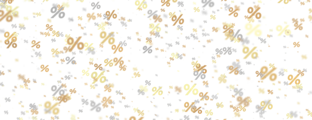 Blurred sale background.