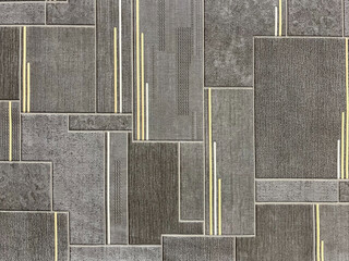 Soft wallpaper texture with geometric shapes, golden outline