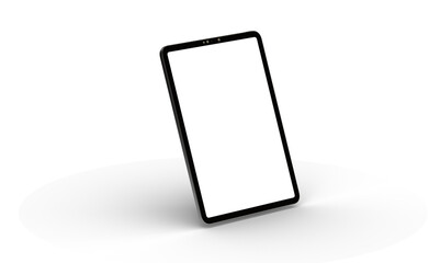 Obraz na płótnie Canvas Tablet pc computer with blank screen 3d