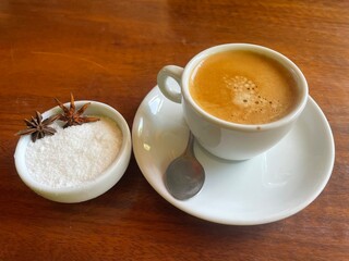 cup of cappuccino