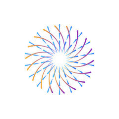 Obraz premium fireworks illustration clip art transparent background