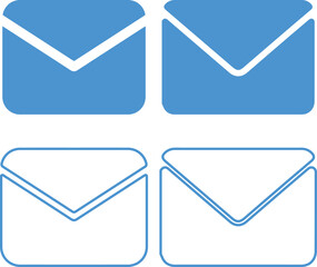 SMS and email icon design