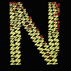 Letter N