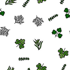 salad food healthy green fresh vector seamless pattern thin line illustration