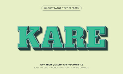 food text style effect