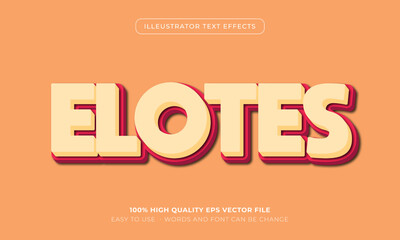 food text style effect