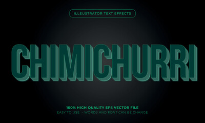 food text style effect