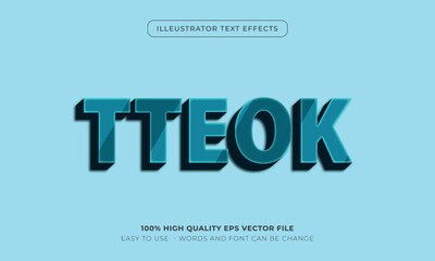 food text style effect