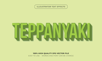 food text style effect