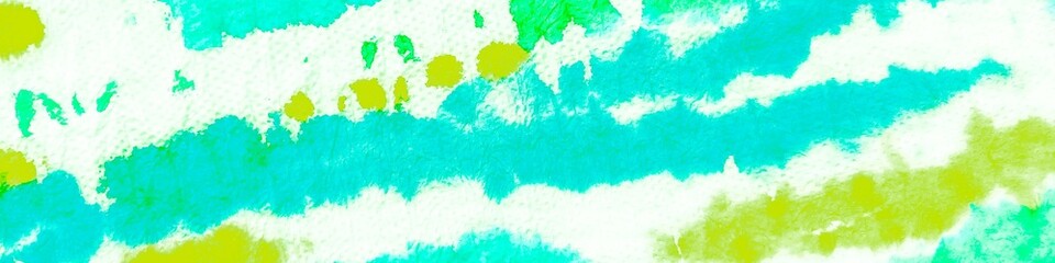 Border Dirty Art. Neon Ink. Turquoise Dirty