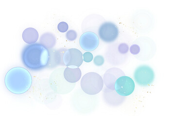 Luxury Light Bokeh Overlay with Glitter 