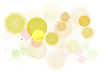 Luxury Light Bokeh Overlay with Glitter 