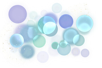 Luxury Light Bokeh Overlay with Glitter 