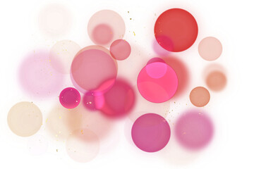 Luxury Light Bokeh Overlay with Glitter 