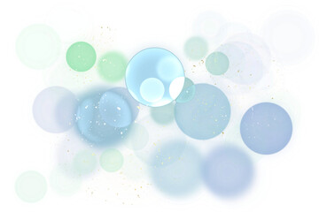 Luxury Light Bokeh Overlay with Glitter 