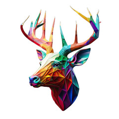 Multicolored animal 3d for t-shirt printing design and various uses