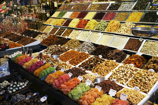Candy Stand, Barcelona, Catalonia, Spain