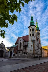 Foto auf Glas Zdjęcia Krakowa . Stare Miasto i zamek królewski  Wawel © krzysztof bednarczyk
