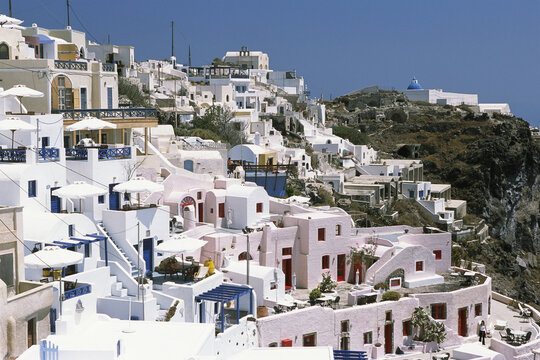 Cityscape, Thira, Santorini, Greece