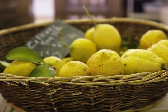 Basket of Lemons